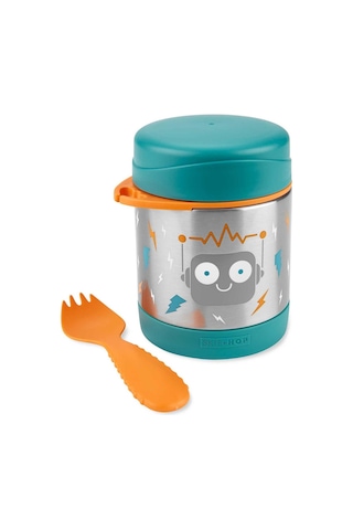 Skip Hop 9n780710 Spark Style Paslanmaz Çelik Termos Robot Mavi