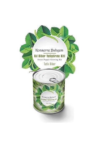 Buffer Konserve Bahçem Evde Konservede Tatlı Sivri Biber Yetiştirme Kiti Mavi