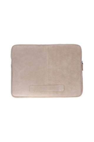Sand Still Hakiki Süet Deri 15-16 İnç Macbook Uyumlu/laptop Kılıfı Kahverengi