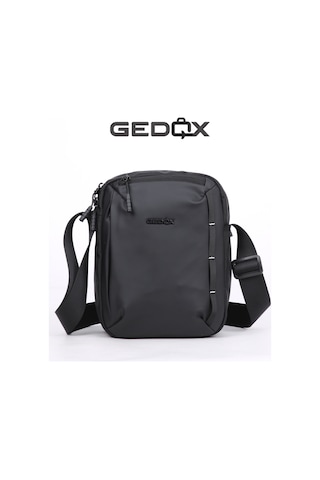 Gedox Siyah Su Geçirmez 3 Bölmeli Erkek Günlük Omuz Ve Çapraz Çanta Gdx2106