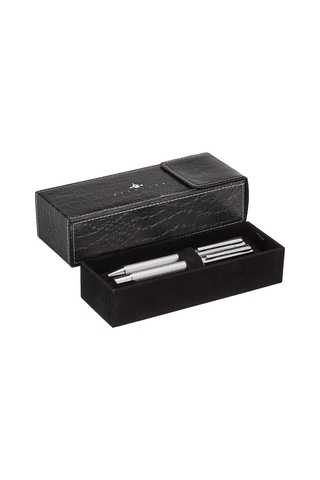 Steelpen 5082 Plus Krom Dolma+tükenmez Kalem Standart