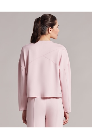 Skechers W Soft Touch Shinny Logo Crew Neck Sweatshirt Kadın Light Pink Sweatshirt S231144-590 Pembe