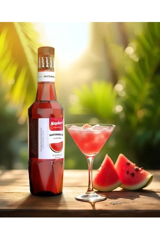 Saphori Karpuz Aromalı Kokteyl Şurubu Karpuz Şurubu 700 Ml