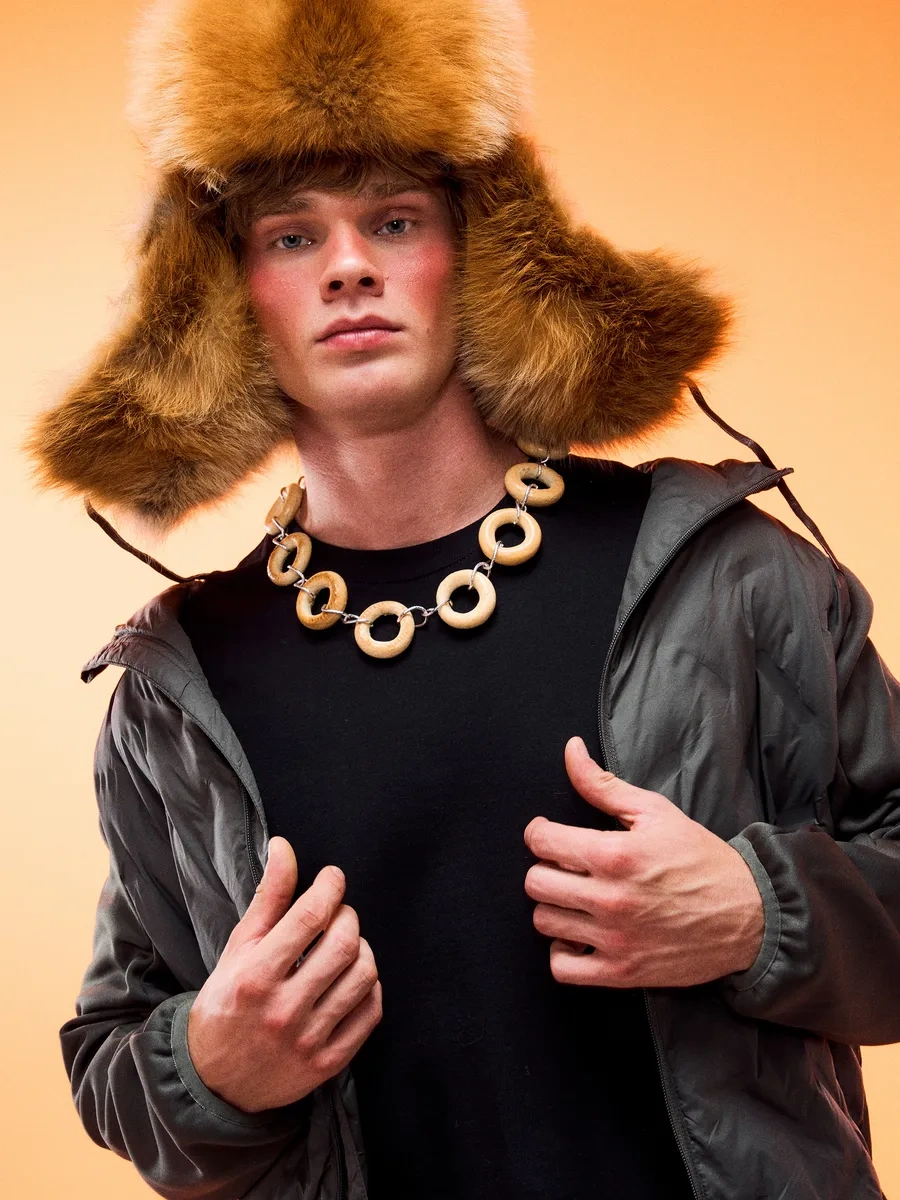 Tvoe Tekstil Kollu Kapüşonlu Sıcak Tutan Rüzgarlık Montu 262620605 Khaki