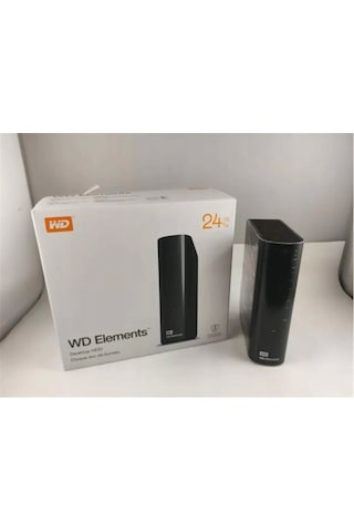 Wd 24tb Elements 3.5" Wdbwlg0240hbk-eesn Siyah Harici Disk