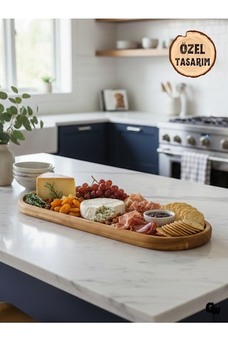 Özel Tasarım Doğal Ahşap Oymalı Çukur Sunum Tabağı Sunumluk Dut Ağacı Ahşap