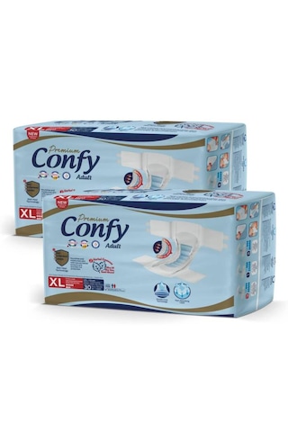 Confy Adult Yetişkin Bezi Extralarge 30 Adet X 2 Paket