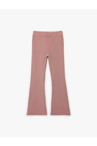 Koton Beli Lastikli Dar Kalıp Basic İspanyol Paça Pantolon Lila 6wkg40168ak Lila