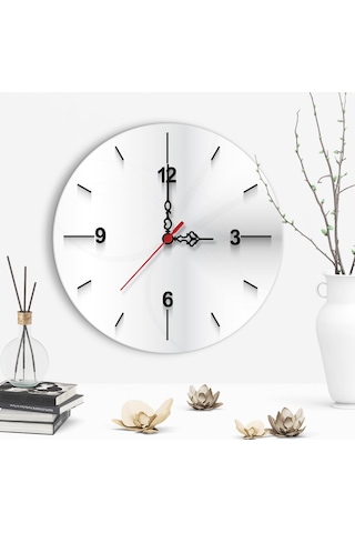 Dekoratif Farklı Tasarım Ahşap Duvar Saati - 3 Çok Renkli