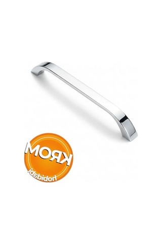 Göksu Krom Metal Mutfak Dolap Kulpları, Çekmece Kapak Kulbu, Mobilya Kulp 128 Mm, Adet, 1 155 x 230 MM (Büyük Boy)