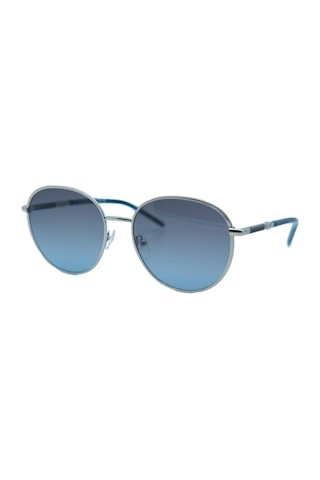Longchamp Lo 171s 714 53 Unısex Oval Gri Metal Güneş Gözlüğü
