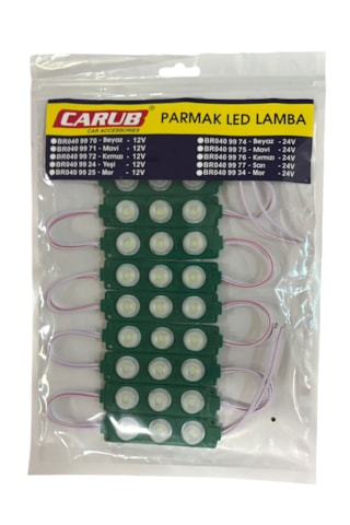 Parmak Lamba Camlı Yeşil 12v 10'lu Br 040 99 24