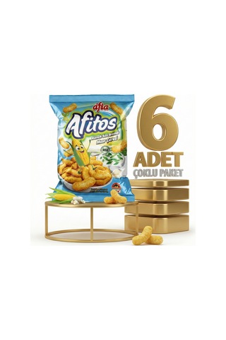 Afia Afitos Ranch Aromalı Mısır Çerezi 6x50 Gr
