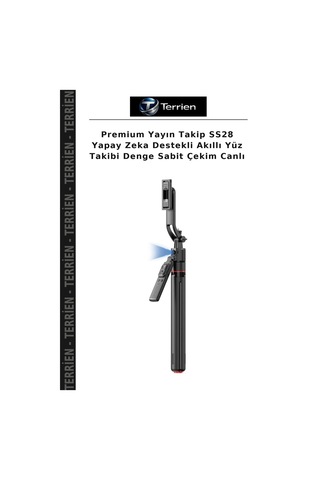 Premium Yayın Takip Ss28 Yapay Zeka Destekli Akıllı Yüz Takibi Denge Sabit Çekim Canlı