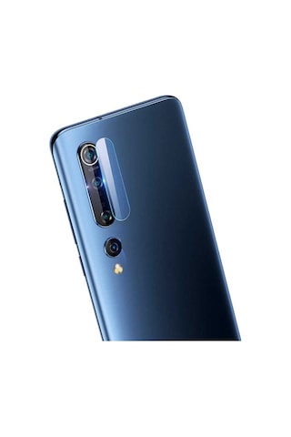 Xiaomi Mi 10 Kamera Lens Koruyucu Nano Cam Şeffaf Tam Kaplama