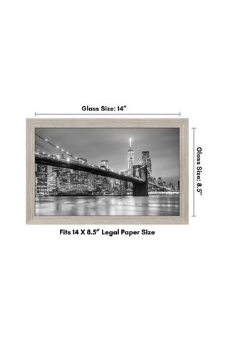 8,5 X 14 Kırılmaya Dayanıklı Camlı Resim Çerçevesi - Tasarlanmış Ahşap İle Galeri Tarzı Çerçeve - İmza Koleksiyonu - Duvar Ekranı İçin Fotoğraf Çerçevesi - Driftwood