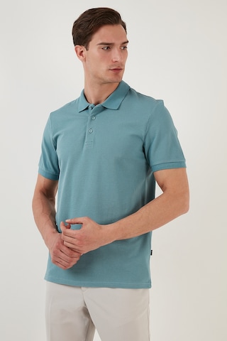 Buratti Pamuklu Regular Fit Düğmeli Erkek Polo Yaka T Shirt 5902127 Mavi
