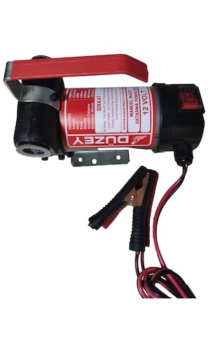 Düzey 12 Volt Bypasslı Dk/litre:40 Lt. Mazot Aktarma Pompası
