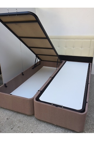 Bengimobilya Baza Başlık Standart Silinir Kumaş Model Kapiton Metal Transmisyo