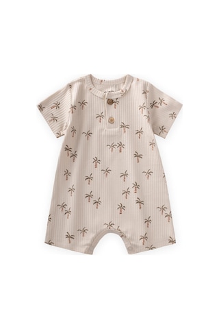 Cigit Desenli Fitilli Tulum 0-3 Yaş Palmiye Desen Palmiye Desen