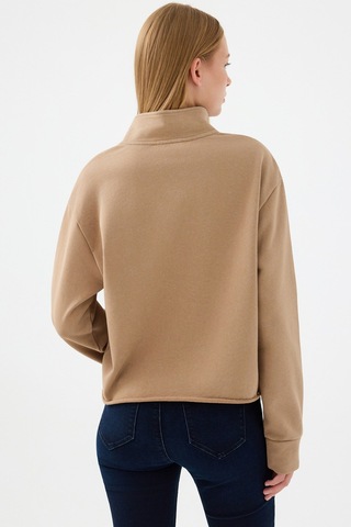 Loft Kadın Sweatshirt Bej