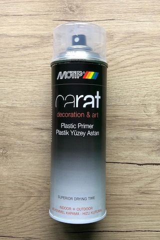 Motip Carat Renksiz Şeffaf Plastik Yüzey Astarı Sprey 400 ML