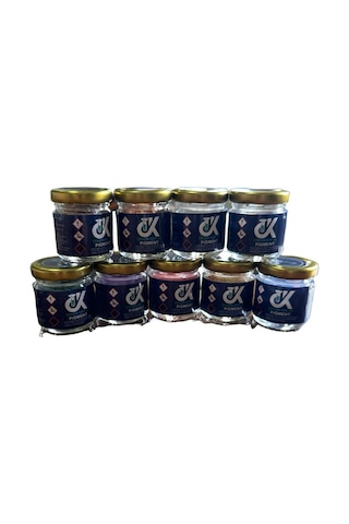 Pigment 9'lu Sedefli Metalik Toz Boya Seti