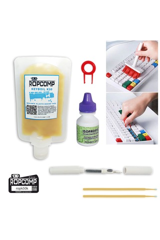 Ropcomp Keyboil Kit Mekanik Klavye Bakım Kiti K50k Mekanik Klavye Tuş Bakım Yağı