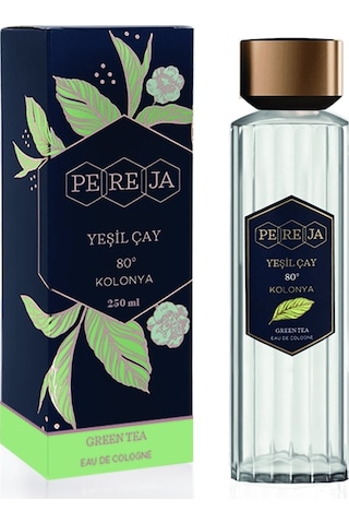 Pereja 80 Derece Yeşil Çay Kolonyası Cam Şişe 250 ML
