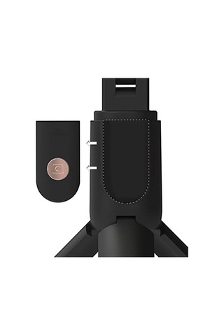 Talent Bluetooth Telefon Tripod Selfie Çubuğu, Uzaktan Kontrollü Kumandalı, 19.5 Cm, 270 Dönebilir, Katlanabilir Siyah