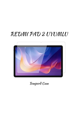 Redmi Pad 2 Uyumlu 11 İnç Fuchsia Tablet Temperli Cam Ekran Koruyucu