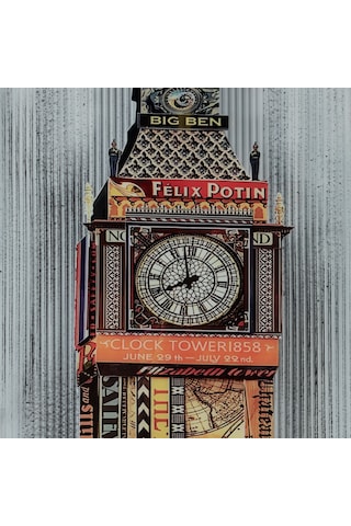 Tımeless Tower Çerçeveli Cam Tablo 60x90cm