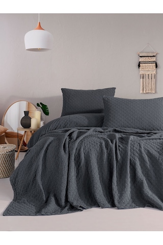 Cmbridge Yatak Örtüsü Gri