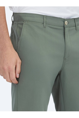 Haki Dokuma Slim Fit Casual Pantolon Haki