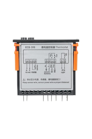 Ulzyvf Ecs-310 Dijital Termostat -50 C İle 99 C Arası Hassas Kontrol, Buzdolabı & Soğutma Sistemleri İçin