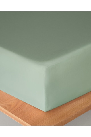 English Home Pure Pamuklu Tek Kişilik Lastikli Çarşaf 100x200 Cm Çağla Yeşili Çağla Yeşili
