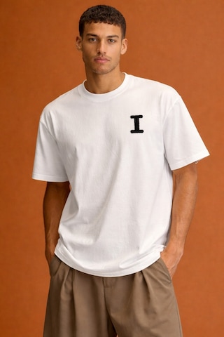 Tarz Cool Erkek Oversize Tişört "love Is Everywhere" Baskılı Basic Pamuklu T-shirt Beyaz