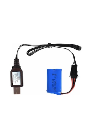 7.4v 4 Pin Lityum Pil Usb Şarj Kablosu Jst Sm-4p Soket Lipo Batarya Araba Oyuncak Rc Quadcopter Dron