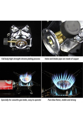 Ranyeek Katlanabilir Mini Gaz Sobası Gs-3120c - Çelik Yapı, Isıtıcı Taban + Isolasyon Paneli İle Taşınabilir Fırın Çok Renkli