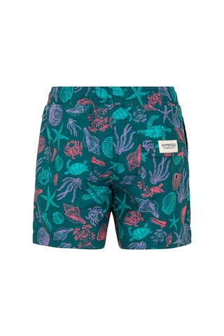 Routefıeld Routefield Vellkids Unisex Çocuk Yeşil Volley Short Multı-1 Yeşil