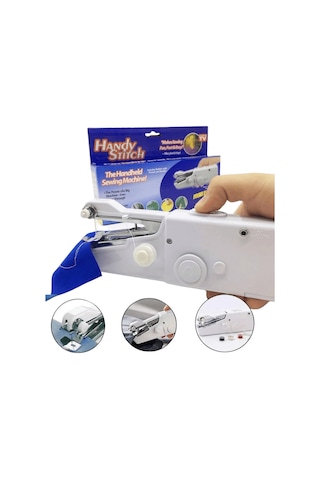 Pratik Mini Dikiş Makinesi Taşınabilir Yeni Başlayanlar İçin 0