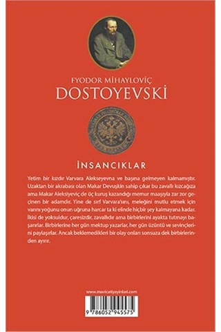 İnsancıklar - Fyodor Mihayloviç Dostoyevski - Mavi Çatı Yayınları