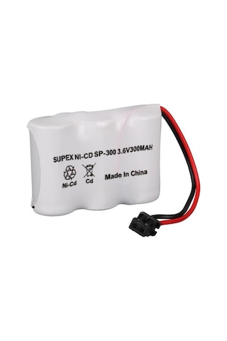 Supex Sp-300 Nı-cd Kısa Açık 3.6 Volt 300mah Telsiz Telefon Pili