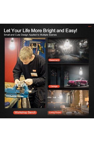 Qingmipy Yüksek Parlaklıklı 12w Led Ampul, 6500k Soğuk Beyaz Işık, E26/e27 Duylu, 15 Adet Led Çip İçerir