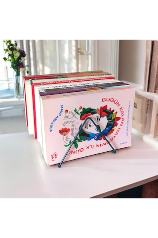 Kitap Tutacağı-kitap Rafı-metal Kitap Desteği - Kitaplık- Ev Ve