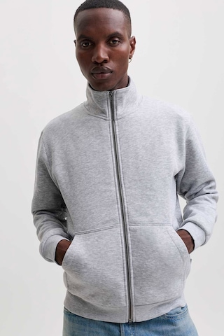 Jack & Jones Jjebradley Sweat Zıp Hn Noos Gri