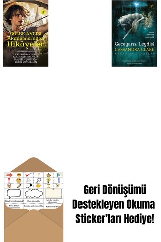 Gölge Avcısı Akademisi'nden Hikâyeler Ciltli + Geceyarısı Leydisi Ciltli + Okuma Sticker'ları