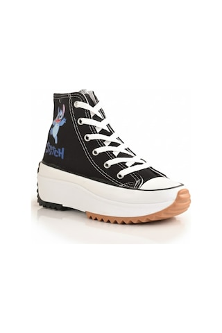 Labubu Baskılı Yüksek Taban Boğazlı Converse Siyah - Mavi