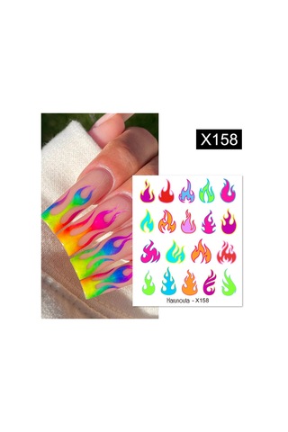 Su Transferli Nail Art Sticker X158 55344-13