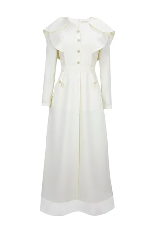Senna Arcıa Dress Ekru Ekru